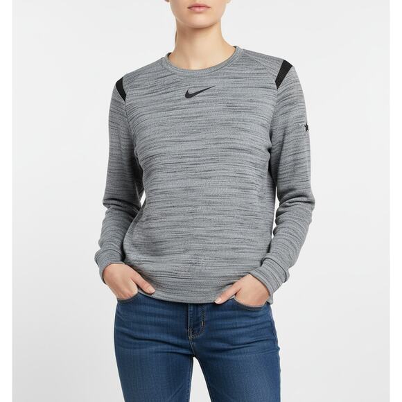 Nike Golf Dallas Cowboys Gray Pullover Women’s Large Dri-Fit Sweatshirt - Picture 1 of 16